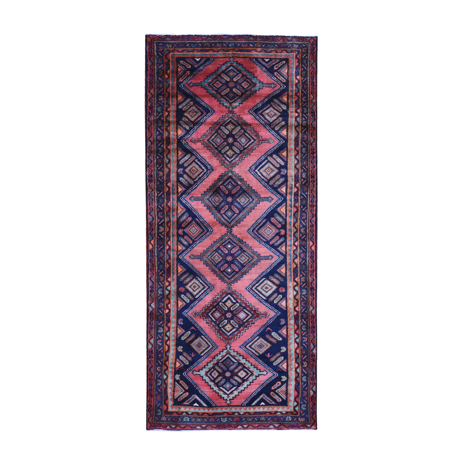 Traditional Wool Hand-Knotted Area Rug 3'7